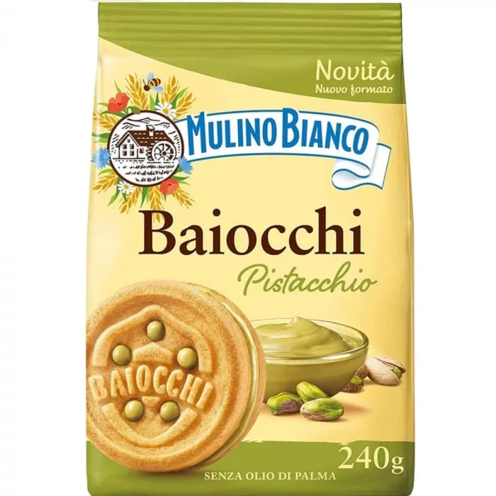 Mulino Bianco Baiocchi Pistacchio 240g