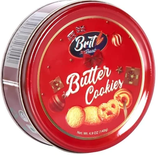 Brit Treat Butter Red Tin Cookies 140g
