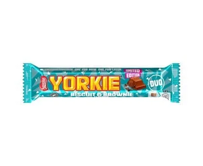 Nestle Yorkie Biscuit & Brownie Duo Bars 24 x 66g