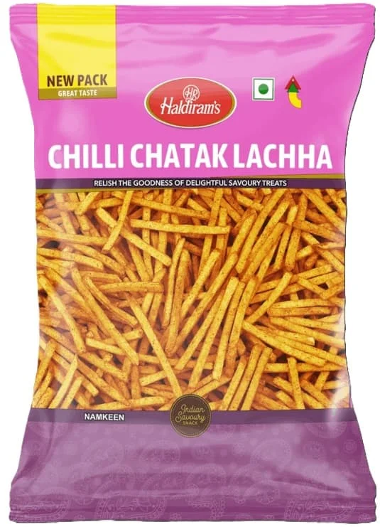 Haldirams Namkeen Chilli Lachha 5 x 200g