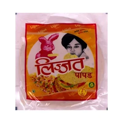 Lijjat Papad - Garlic 20 x 200g