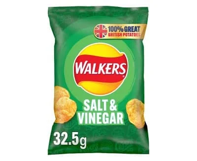Walkers STD Salt & Vinegar PMP 85P 32 x 33g