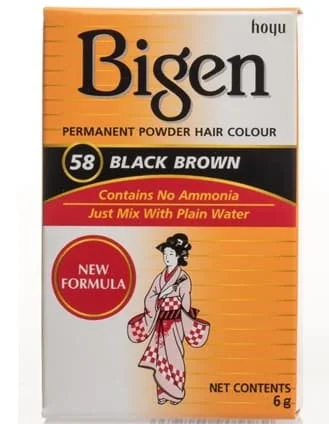 Bigen Black Brown 58 10 x 1s