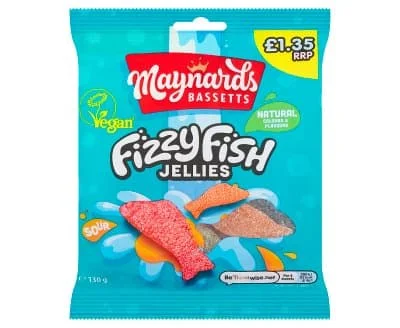 Maynards Fizzy Fish 12 x 130g