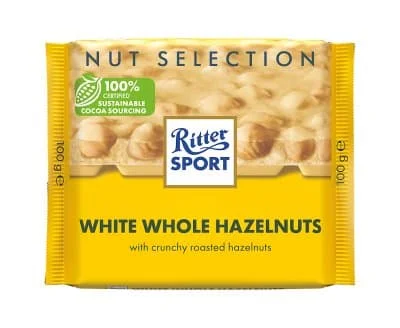 Ritter White Whole Hazelnut 100g