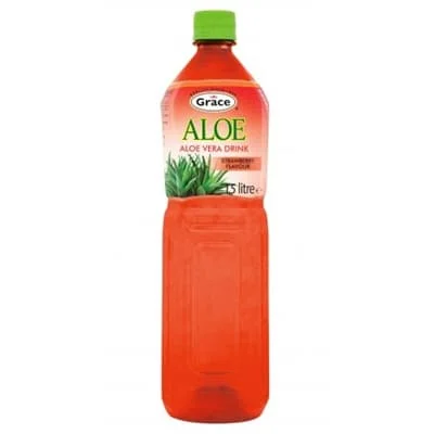 Grace Aloe Vera Drink - Strawberry 1.5ltr