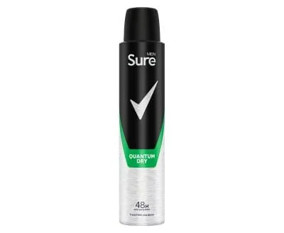 Sure AP Aerosol - Quantum Dry Men 6 x 200ml