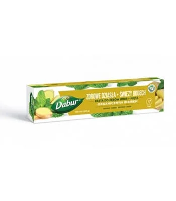 Dabur Toothpaste - Organic Ginger & Mint 6 x 100ml
