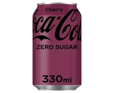 Coca Cola Zero Cherry Sugar Can 24 x 330ml