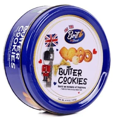 Brit Treat Butter Blue Tin Cookies 24 x 140g