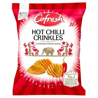 Cofresh Crinkle Potato Spicy 6 x 80g