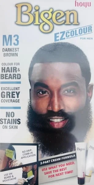 Bigen EZ Colour Mens Hair & Beard - Dark Brown M3 3 x 1s