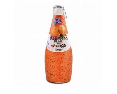 Jus Cool Basil Seed Orange 12 x 300ml