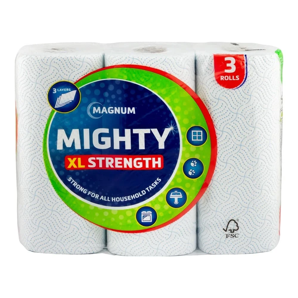 Magnum Mighty HT Kitchen Rolls 4 x 3s