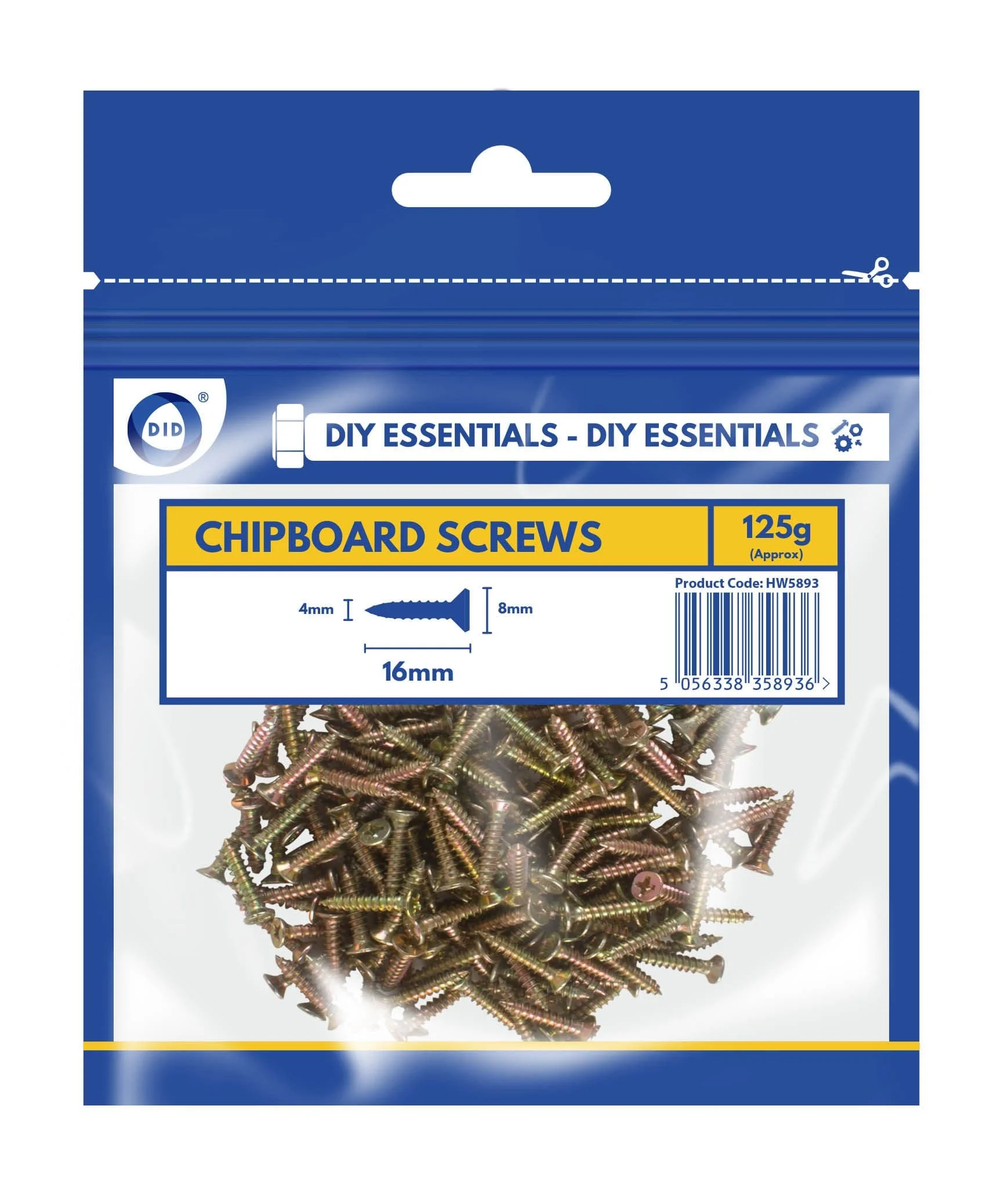 Dina Chipboard Screw (16mm) 125g