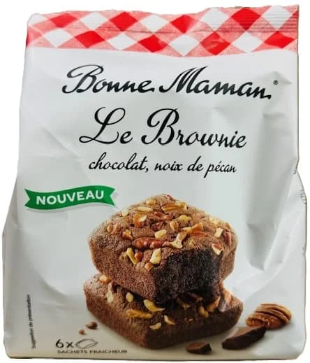 Bonne Maman Brownie With Pecan Nut (6Pk) 210g