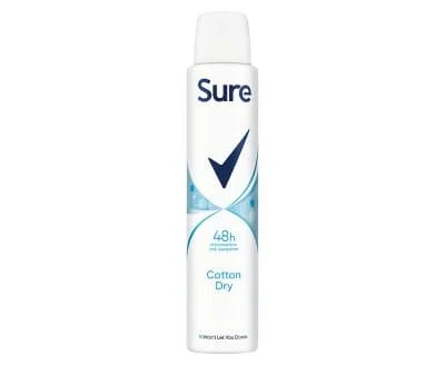 Sure AP Aerosol - Cotton Dry 6 x 200ml
