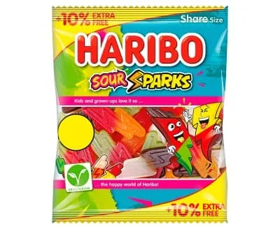Haribo Sour Sparks 12 x 140g
