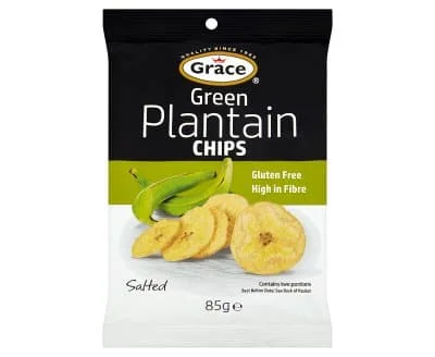 Grace Plantain Chips - Green 9 x 85g