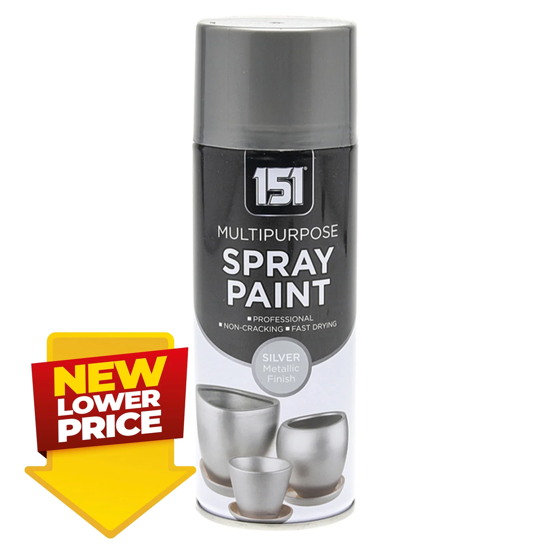 151 MP Silver Metalic Finish Spray Paint 400ml