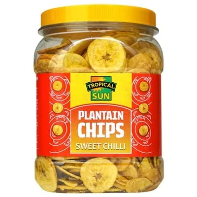 Tropical Sun Plantain Chips - Ripe Chilli 450g