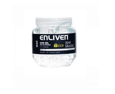 Enliven Hair Gel Wet Clear - Men 12 x 250ml