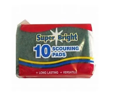 ELG SB 10PK Scouring Pads 10 x 10s