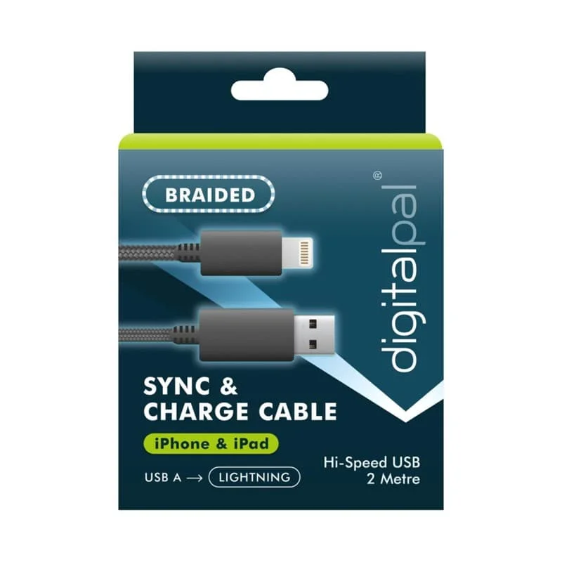 Digital Pal Iphone Sync & Charge Cable 2m 1s