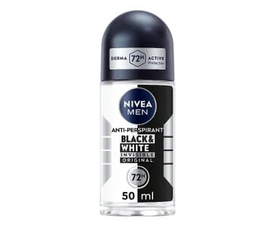 Nivea AP Roll On - Black & White Original 6 x 50ml