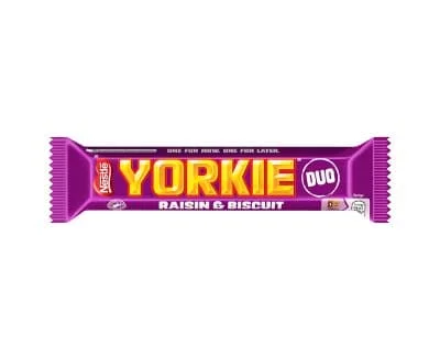Nestle Yorkie Raisin & Biscuit Duo Bars 24 x 66g