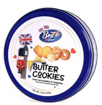 Brit Treat Butter Red Tin Cookies 340g