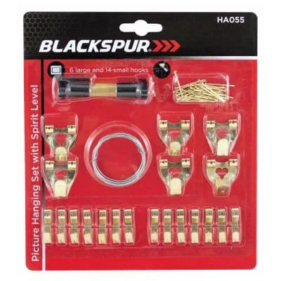 Blackspur Hanging Set With Spirit Level 1s