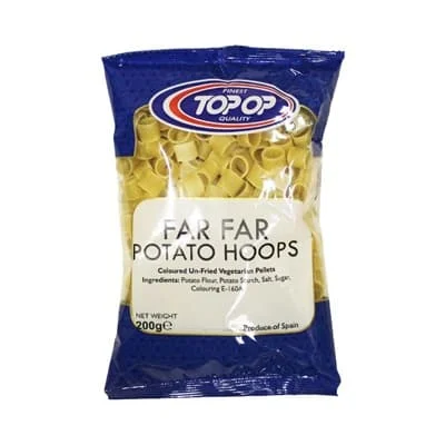 Top Op Far Far Potato Hoops 10 x 200g