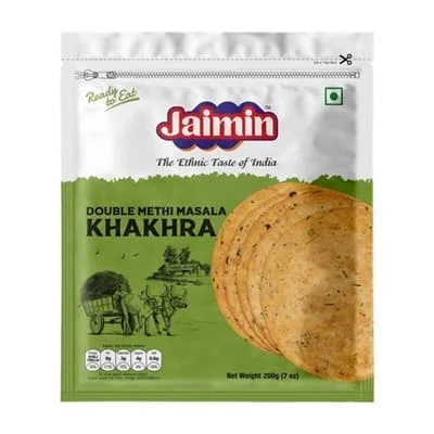 Jaimin Double Methi Masala Khakhra 10 x 200g
