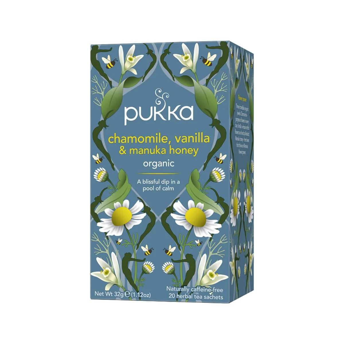 Pukka Chamomile Vanilla & Manuka Honey Tea 4 x 20s