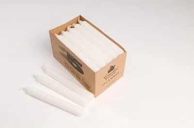 Essentials Candles White 25s