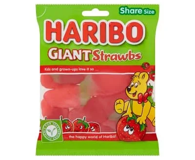 Haribo Giant Strawberry 12 x 160g