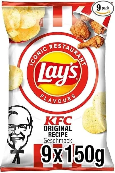 Lays KFC Fried Chicken 9 x 150g