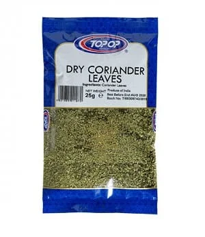 Top Op Dried Coriander Leaves 20 x 25g