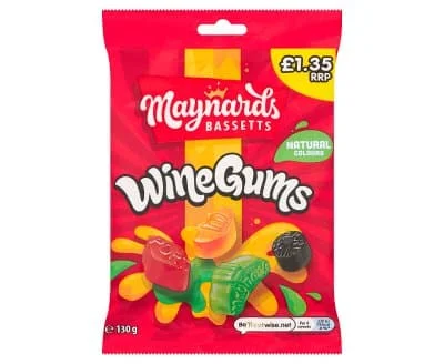 Maynards Wine Gums 10 x 130g