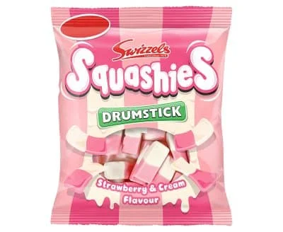 Swizzels Drumstick Squashies Strawberry 12 x 120g