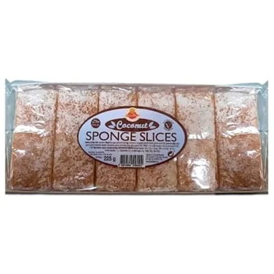 Cake Zone Coconut Sponge Slices 225g