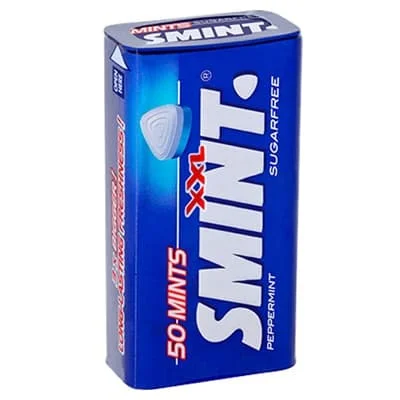 Smint XXL Peppermint Tin S/F 12 x 35g