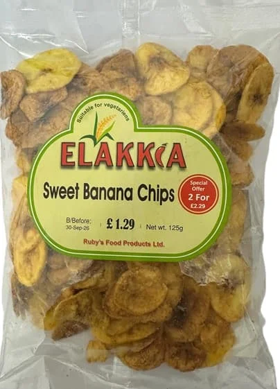 Elakkia Banana Chips Sweet 125g