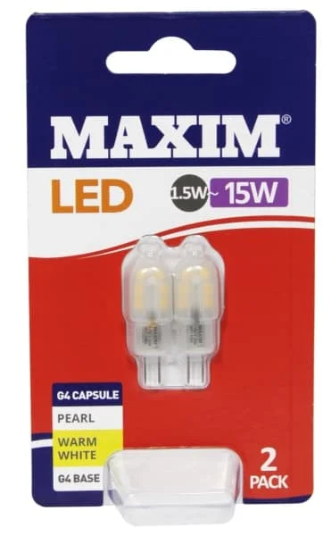 Status Maxim LED G4 WW 1.5w = 15W 2s