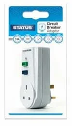 Status Circuit Breaker In Clam RCD Adaptor 13amp