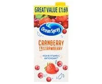 Ocean Spray Cranberry & Strawberry 12 x 1ltr