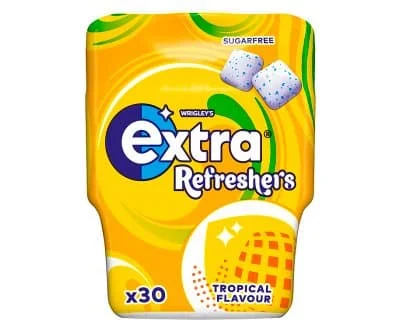 Wrigleys Extra Refreshers Tropical Bottle(30's) 6 x 67g