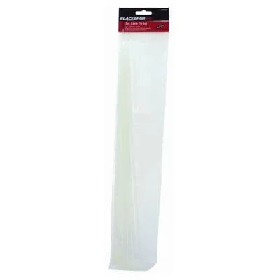 Blackspur White Cable Tie Set 450mmx7.2mm 450mmx7