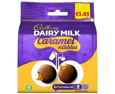 Cadbury's D/M Caramel Nibbles 10 x 85g